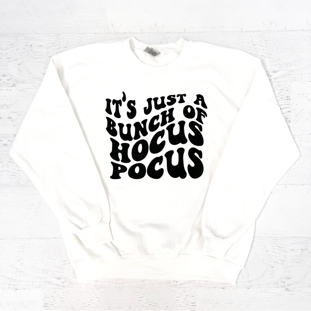 NWT White Halloween Sweatshirt Size Large